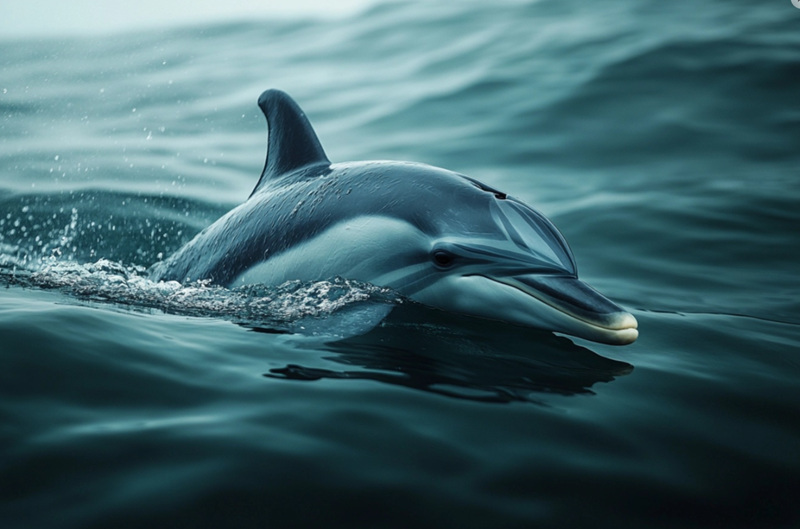 海豚 (2) (图片来源:AI合成) 海豚 (2)
