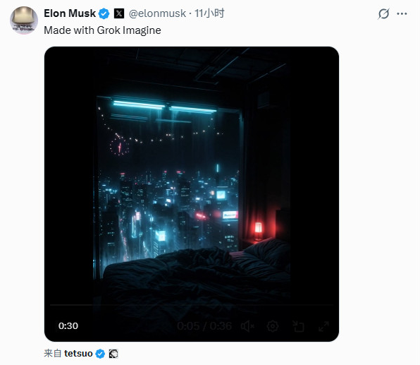 马斯克分享！AI再现《银翼杀手》场景，赛博未来震撼呈现！-爱智特agent,一站式企业智能体推荐平台,扣子企业智能体,扣子工作流免费复制下载