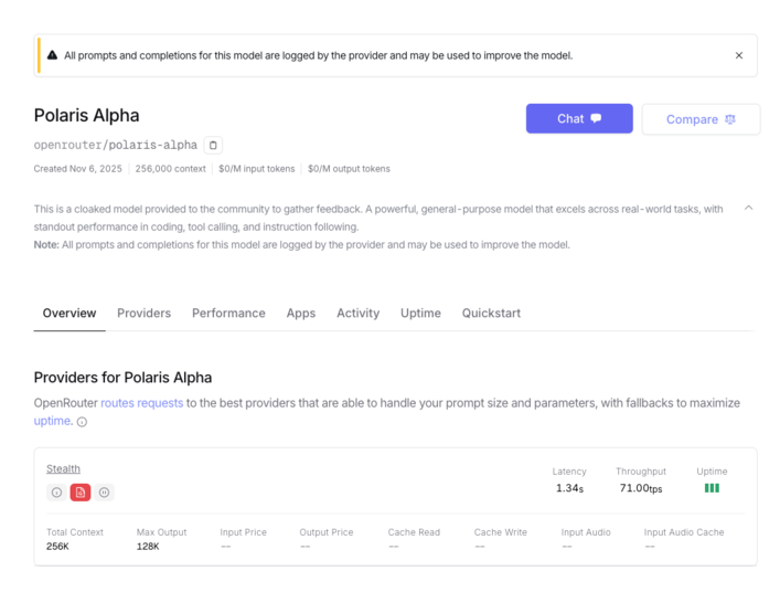 GPT-5.1“低调”露面?OpenAI悄然上线Polaris Alpha,256K上下文+冷门知识引爆社区猜测-爱智特agent,一站式企业智能体推荐平台,扣子企业智能体,扣子工作流免费复制下载