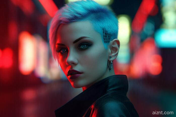 AI绘画 赛博朋克 元宇宙 女性 酷 (2) (图片来源:AI合成) AI绘画 赛博朋克 元宇宙 女性 酷 (2)