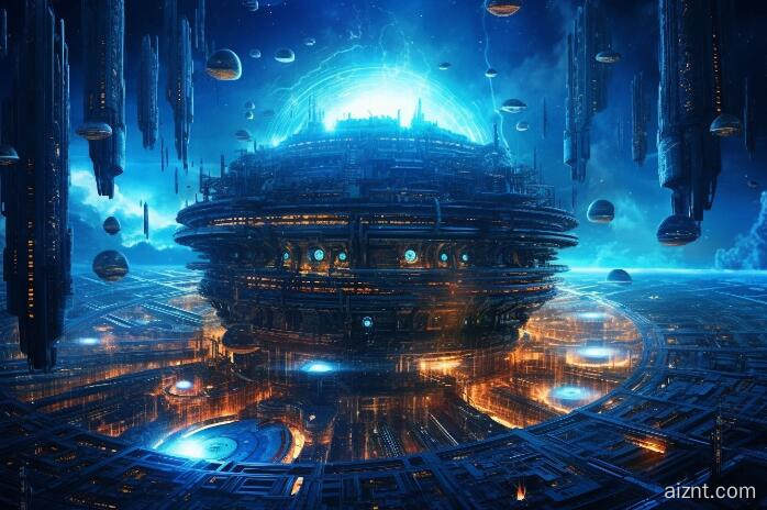 元宇宙 科幻 赛博朋克 绘画 (1)大模型 (图片来源:AI合成) 元宇宙 科幻 赛博朋克 绘画 (1)大模型