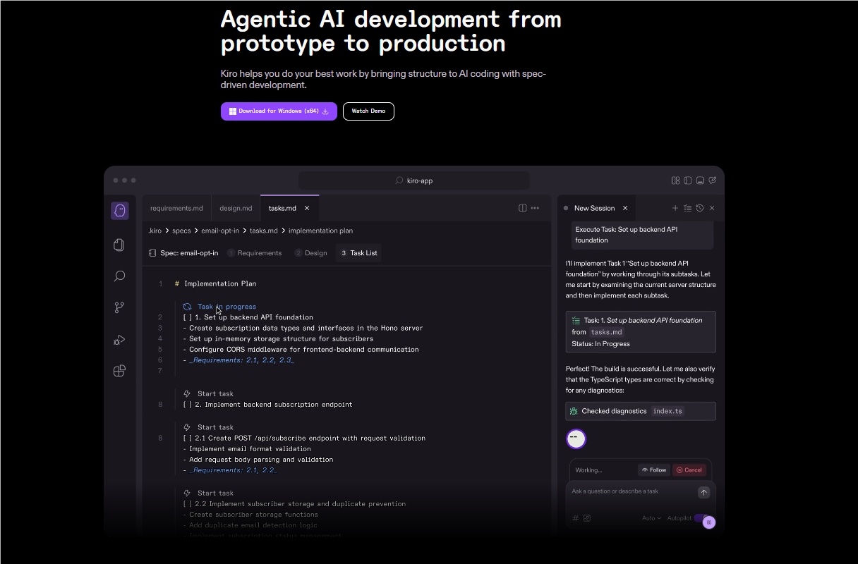 Amazon 要求工程师优先使用自研 AI 工具 Kiro,收紧第三方编程应用支持-爱智特agent,一站式企业智能体推荐平台,扣子企业智能体,扣子工作流免费复制下载