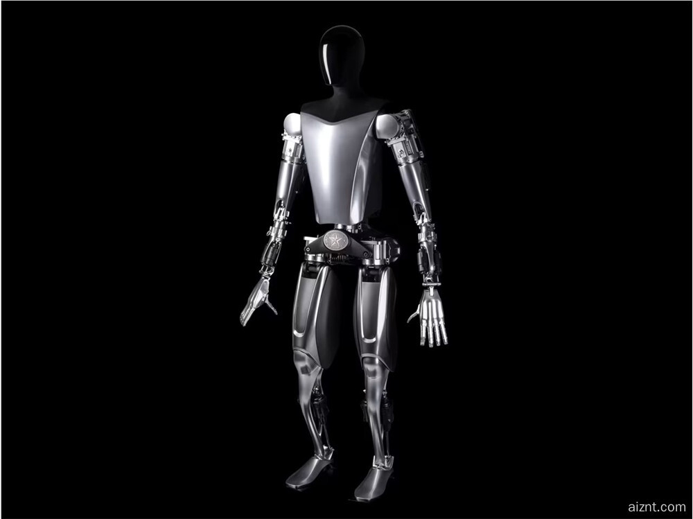 马斯克与特斯拉人形机器人(图片来源:官方或第三方截图) 马斯克、特斯拉机器人