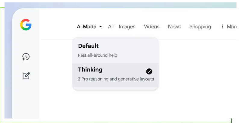 谷歌AI搜索体验加速：新设计直达对话，Gemini3Pro登陆近120个国家！-爱智特agent,一站式企业智能体推荐平台,扣子企业智能体,扣子工作流免费复制下载