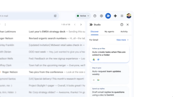 谷歌推出Workspace Studio：零代码AI代理构建工具正式开放-爱智特agent,一站式企业智能体推荐平台,扣子企业智能体,扣子工作流免费复制下载