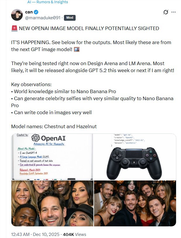 OpenAI 新一代图像生成模型疑似曝光，已在 Design Arena 与 LM Arena 进行盲测-爱智特agent,一站式企业智能体推荐平台,扣子企业智能体,扣子工作流免费复制下载