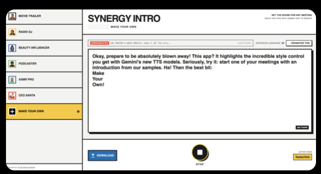 Gemini TTS 2.5发布：Google上线情绪语音，24语种与多角色一键切换-爱智特agent,一站式企业智能体推荐平台,扣子企业智能体,扣子工作流免费复制下载