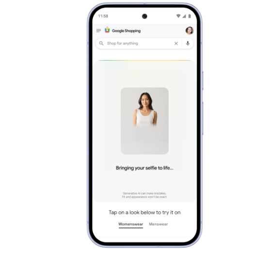 谷歌AI试衣迎来大升级:用一张自拍就能虚拟试穿-爱智特agent,一站式企业智能体推荐平台,扣子企业智能体,扣子工作流免费复制下载