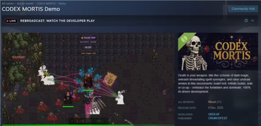 首款号称“100% AI 创作”的《Codex Mortis》惹争议:是技术试验,还是创意退步?-爱智特agent,一站式企业智能体推荐平台,扣子企业智能体,扣子工作流免费复制下载