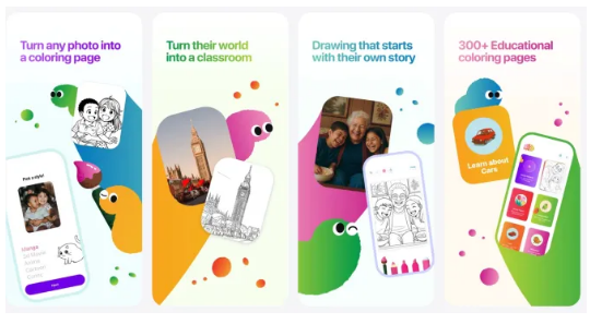 照片一键变涂色页：Retro 团队上新 Splat，用 AI 让儿童画纸更有趣-爱智特agent,一站式企业智能体推荐平台,扣子企业智能体,扣子工作流免费复制下载