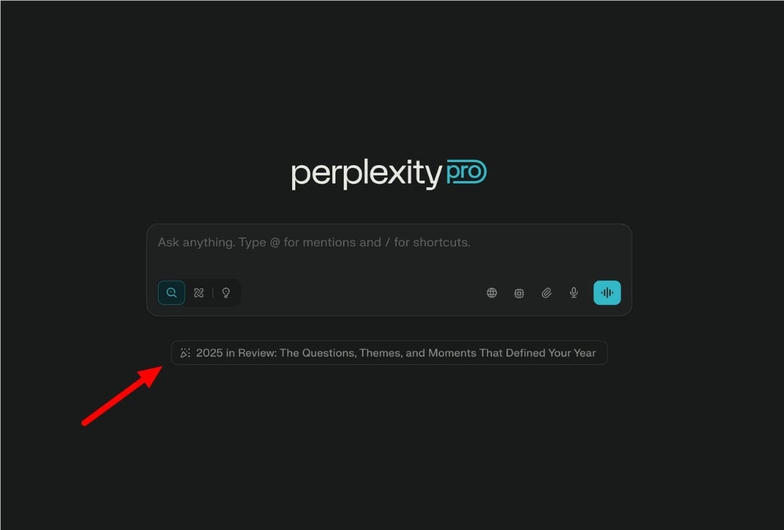 Perplexity 推出“2025 年回顾”小工具，轻松梳理个人年度轨迹-爱智特agent,一站式企业智能体推荐平台,扣子企业智能体,扣子工作流免费复制下载