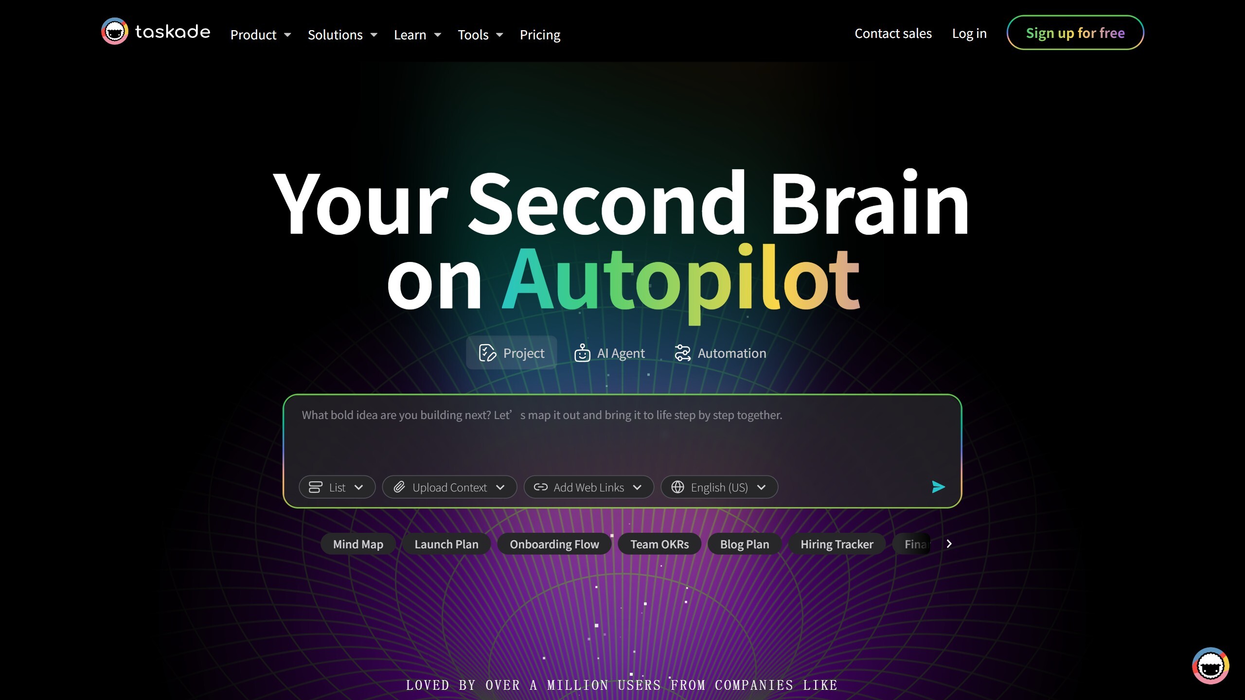 Taskade - 实现任务自动化和实时协作的AI智能体-爱智特agent,一站式企业智能体推荐平台,扣子企业智能体,扣子工作流免费复制下载