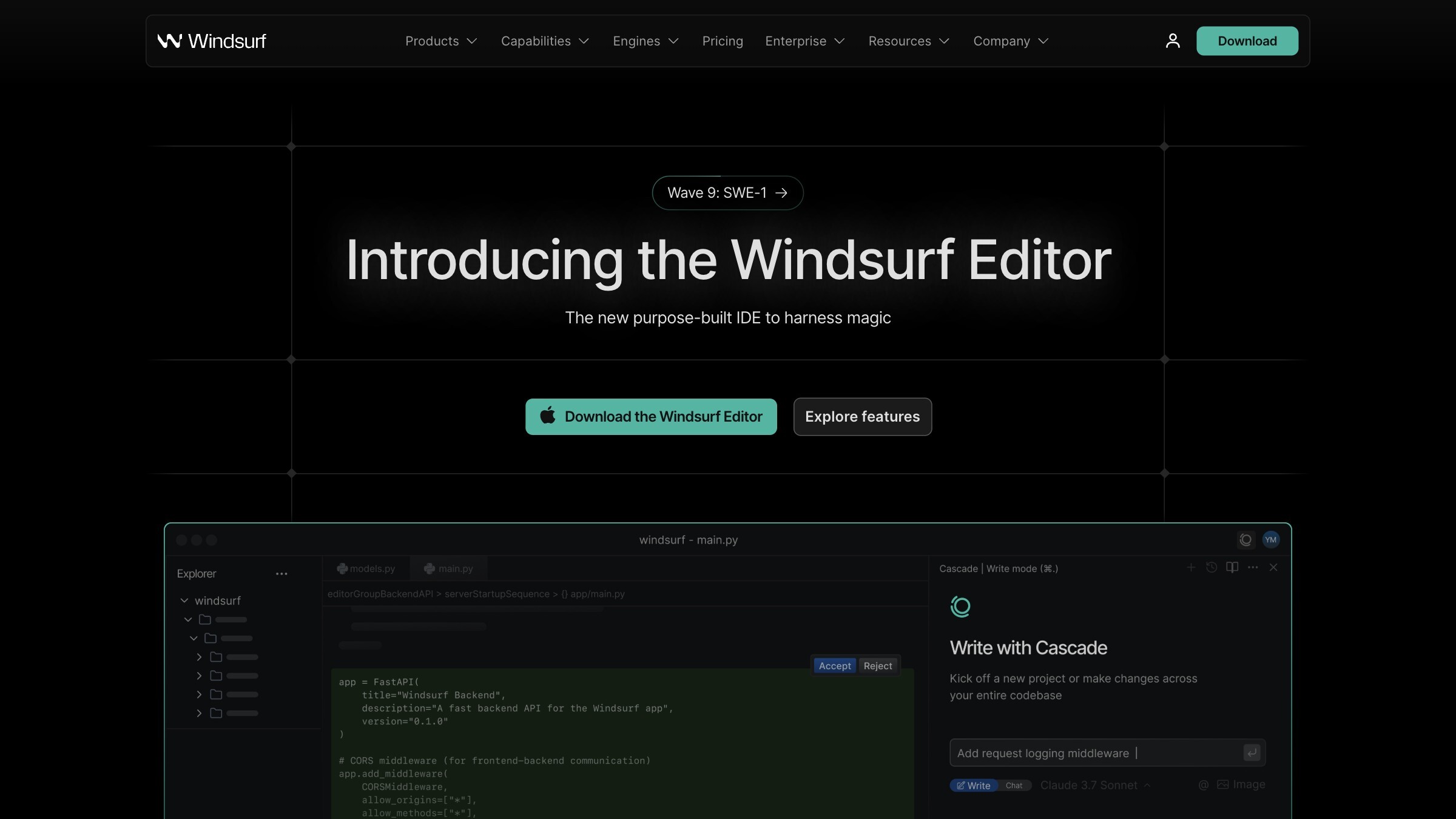 Windsurf - 功能强大的AI代码编辑器-爱智特agent,一站式企业智能体推荐平台,扣子企业智能体,扣子工作流免费复制下载