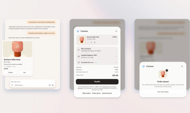 微软发布 Copilot Checkout 与品牌智能体，掀起 AI 一站式购物新风潮-爱智特agent,一站式企业智能体推荐平台,扣子企业智能体,扣子工作流免费复制下载