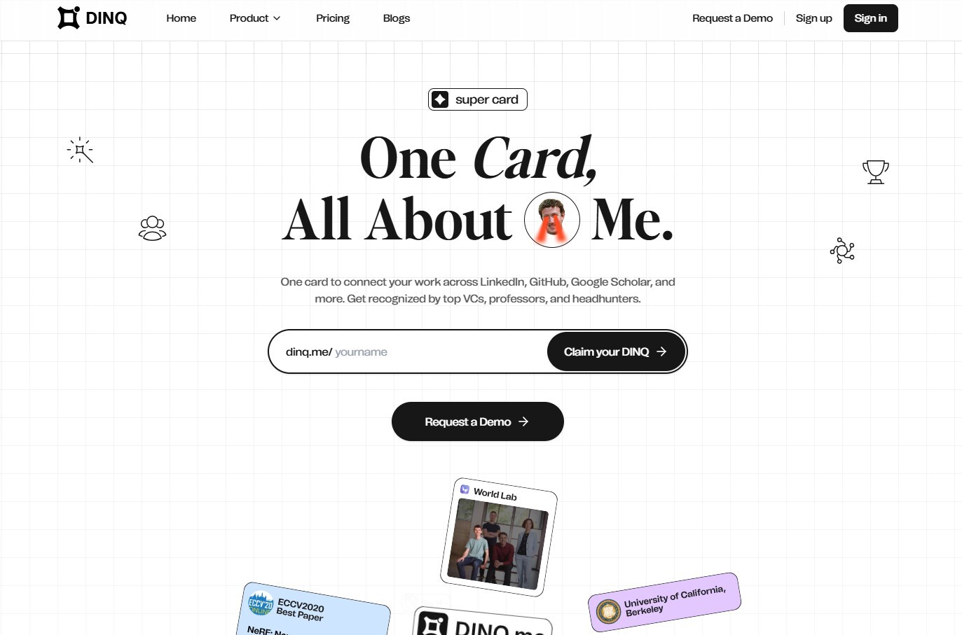 AI职场新风口！DINQ一键生成智能职业名片，重塑传统简历-爱智特agent,一站式企业智能体推荐平台,扣子企业智能体,扣子工作流免费复制下载