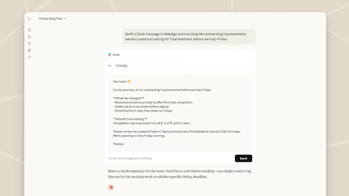 Anthropic 将 Slack、Figma 等深度接入：Claude 升级为职场“一体化指挥中心”-爱智特agent,一站式企业智能体推荐平台,扣子企业智能体,扣子工作流免费复制下载