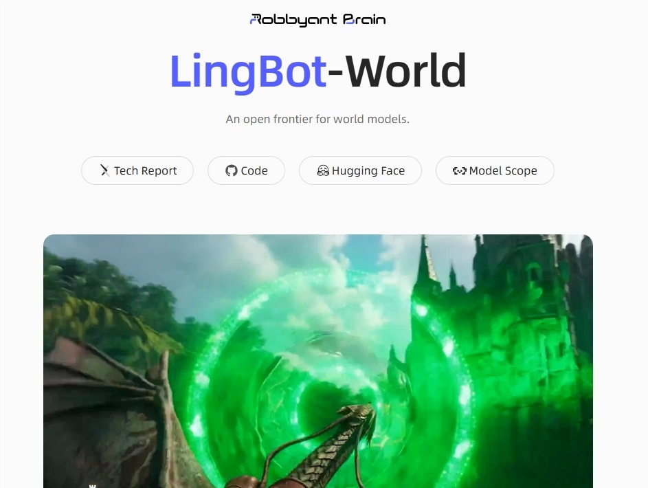 蚂蚁灵波开源 LingBot-World：构建可实时互动的具身智能世界模型-爱智特agent,一站式企业智能体推荐平台,扣子企业智能体,扣子工作流免费复制下载