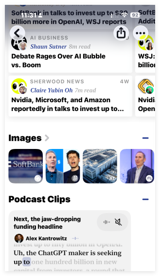 前 Twitter 团队打造 Particle，用 AI 帮你从播客里快速“抠出”新闻重点-爱智特agent,一站式企业智能体推荐平台,扣子企业智能体,扣子工作流免费复制下载