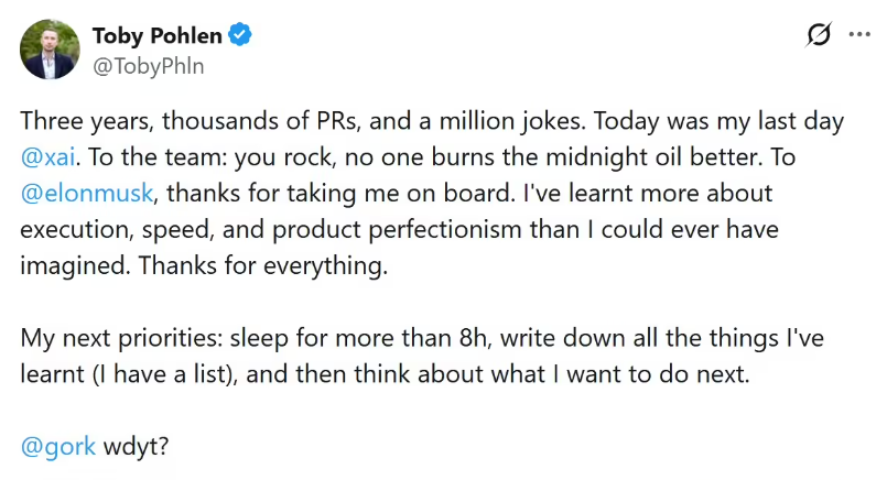 xAI 联合创始人宣布离职,创始班底仅剩 5 人-爱智特agent,一站式企业智能体推荐平台,扣子企业智能体,扣子工作流免费复制下载