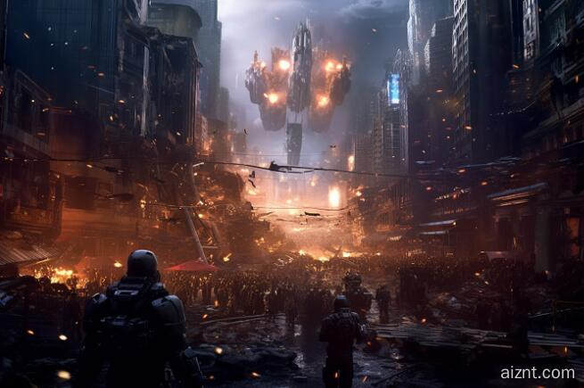 未来机器人战争 元宇宙 科幻