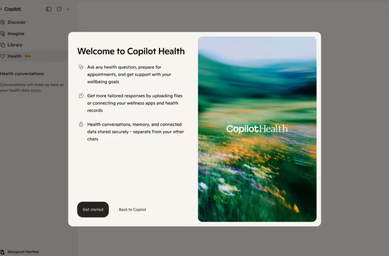 你的专属 AI 健康助手来了:微软推出 Copilot Health,全面联通医疗大数据-爱智特agent,一站式企业智能体推荐平台,扣子企业智能体,扣子工作流免费复制下载