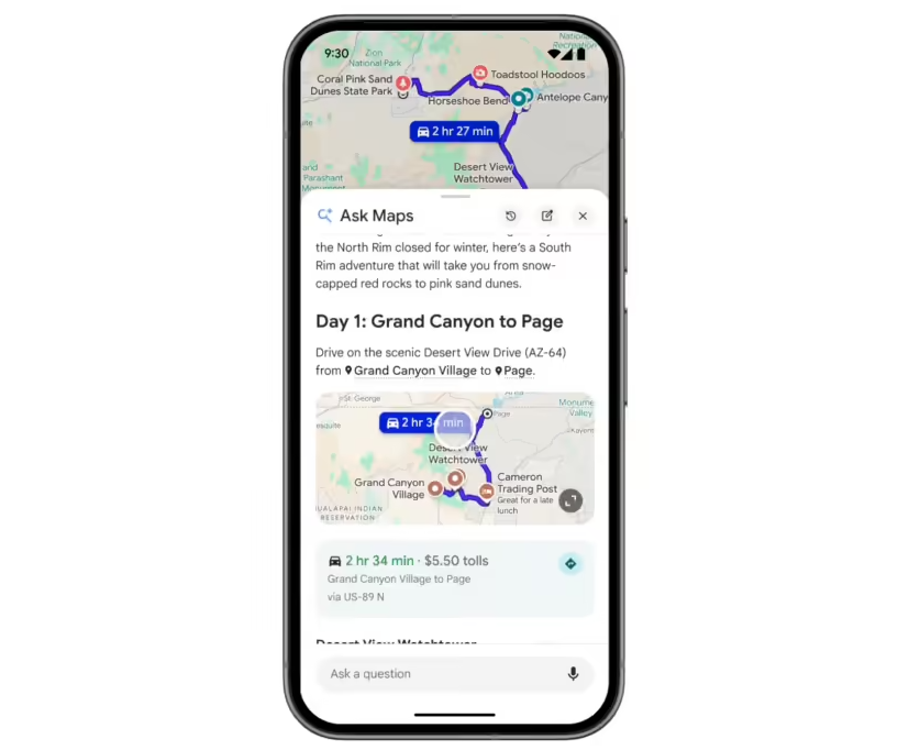 Gemini 加码！谷歌地图上新“Ask Maps”，复杂需求一句话搞定-爱智特agent,一站式企业智能体推荐平台,扣子企业智能体,扣子工作流免费复制下载