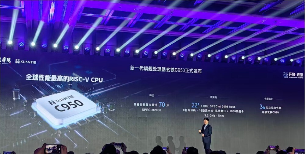 阿里达摩院推出玄铁C950：单核成绩破70分，改写全球RISC-V纪录-爱智特agent,一站式企业智能体推荐平台,扣子企业智能体,扣子工作流免费复制下载