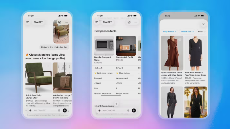 ChatGPT 化身“全能买手”！OpenAI 上线商业协议：可直接比价并一键下单-爱智特agent,一站式企业智能体推荐平台,扣子企业智能体,扣子工作流免费复制下载