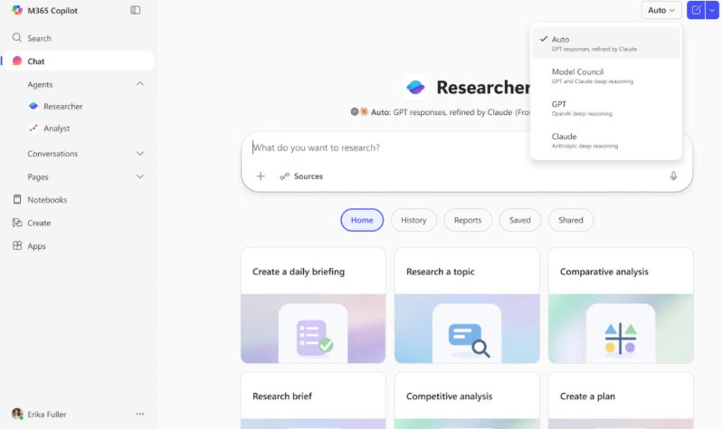 微软发布 Critique 功能，让 GPT 与 Claude 协同完成科研-爱智特agent,一站式企业智能体推荐平台,扣子企业智能体,扣子工作流免费复制下载