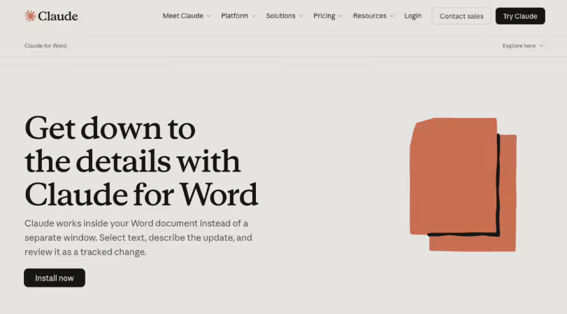 Anthropic 推出 Claude for Word 测试版，瞄准律师的“王牌数字助手”-爱智特agent,一站式企业智能体推荐平台,扣子企业智能体,扣子工作流免费复制下载