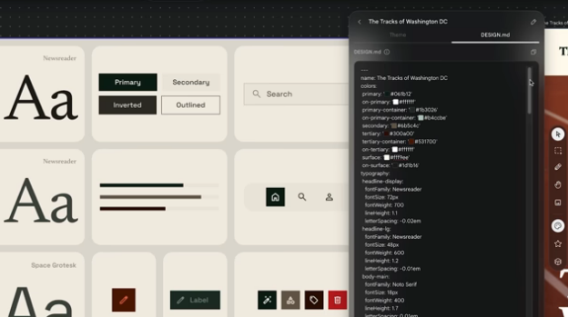 Google开源DESIGN.md规范，为AI Agent搭建标准化UI设计蓝图-爱智特agent,一站式企业智能体推荐平台,扣子企业智能体,扣子工作流免费复制下载