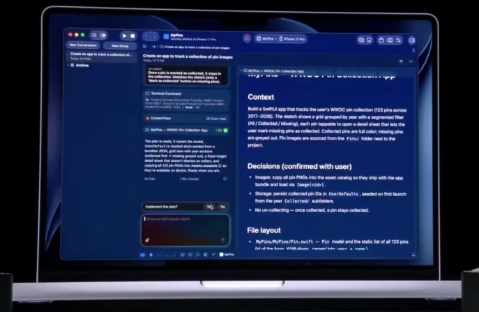 苹果 Xcode 27 深度融合 AI 智能体，开启“氛围编程”新阶段-爱智特agent,一站式企业智能体推荐平台,扣子企业智能体,扣子工作流免费复制下载